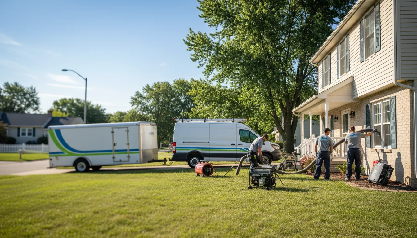 Flooded Basement Restoration And Cleanup With Repair in Hudson, OH near me